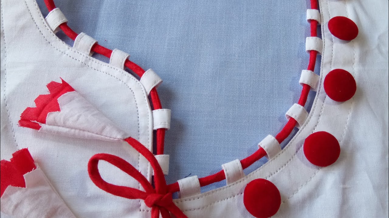 Beautiful neck design Banaye apni kurti mein ब्यूटीफुल नेक डिजाइन बनाएं अपनी कुर्ती में