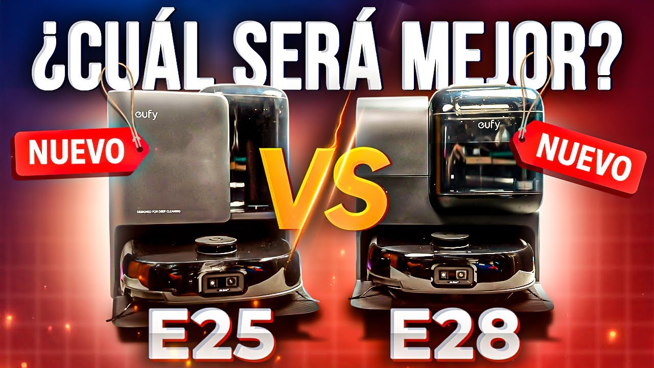 ¡El ROBOT que desintegra manchas con 1.5 kg de PRESIÓN! Eufy E25 vs E28
