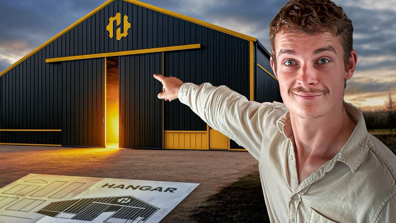 J'ai construit le Hangar de mes rêves !!