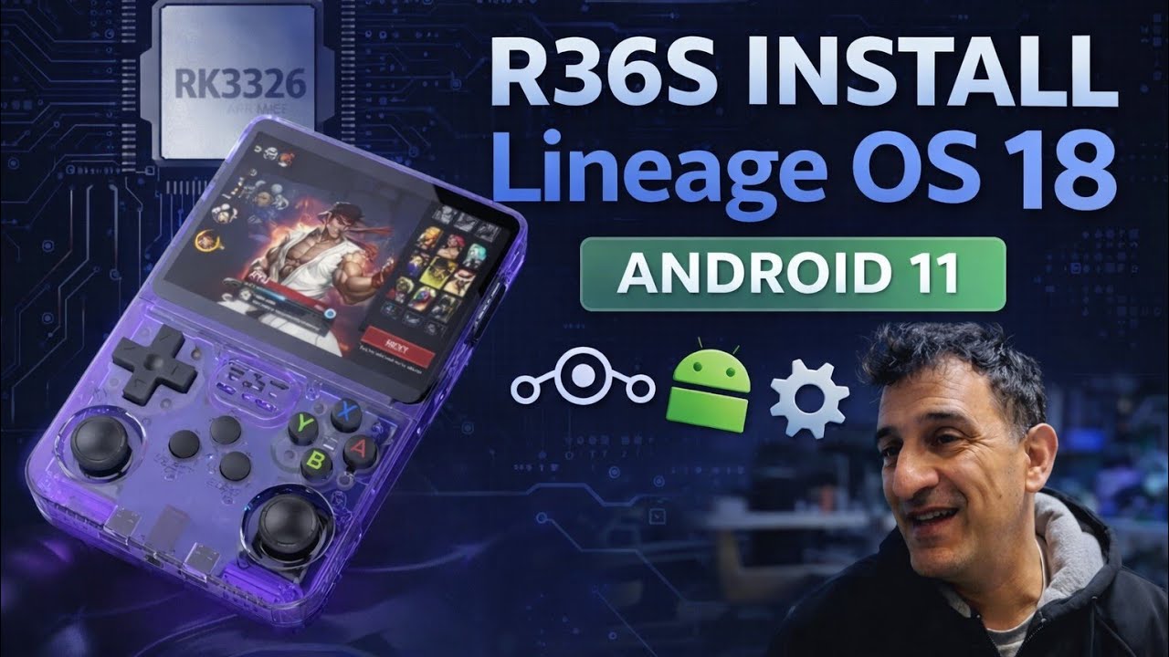 R36S Установка Lineage OS18 - Android 11