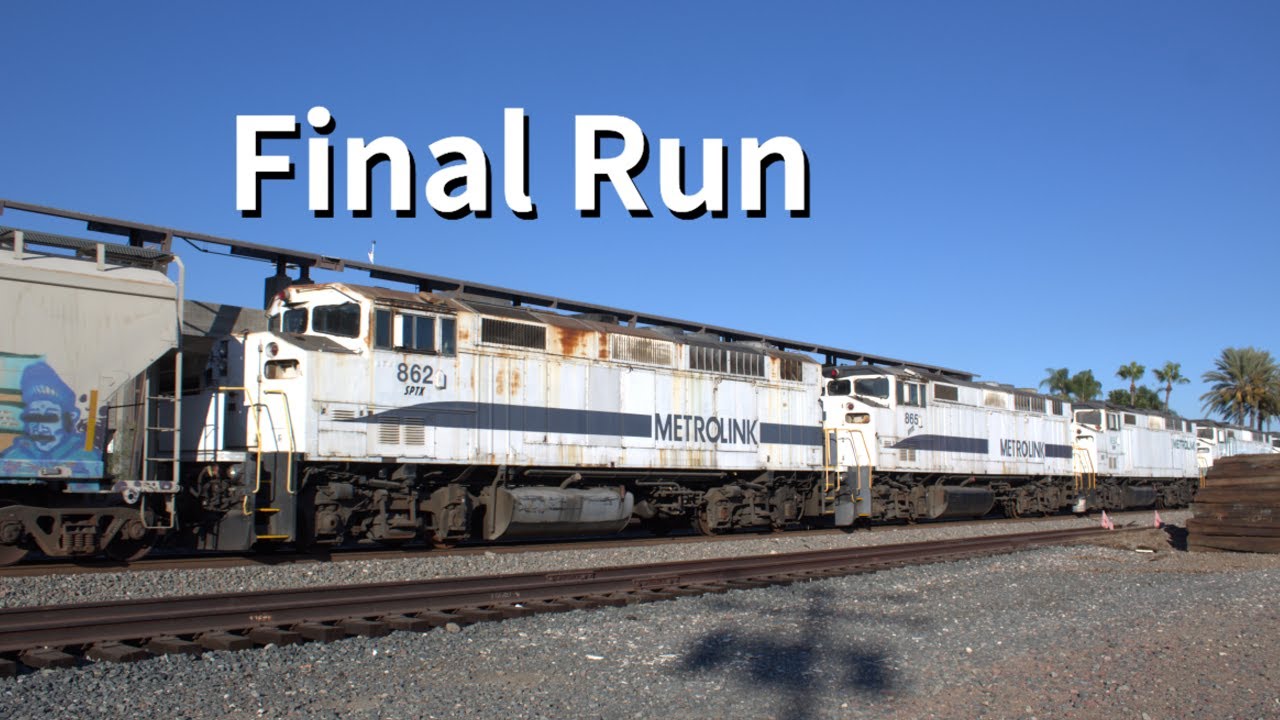 Metrolink F59PH Funeral Train & Other Rare Trains at Fullerton