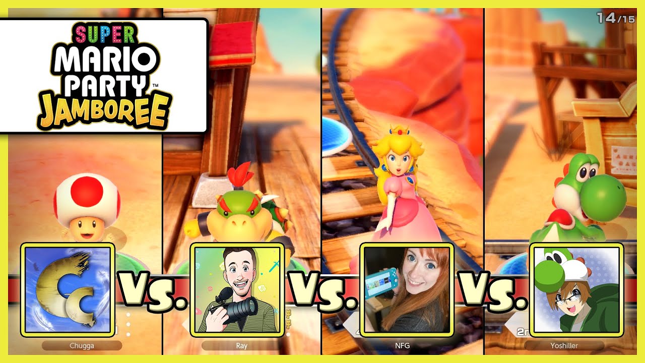 Super Mario Party Jamboree Online - Western Land! feat. Chuggaaconroy, RayStrazdas & NintendoFanGirl