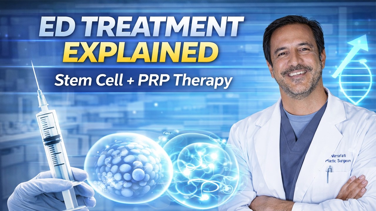 Erectile Dysfunction Treatment: Stem Cell + PRP + Growth Factor Therapy for Male Rejuvenation