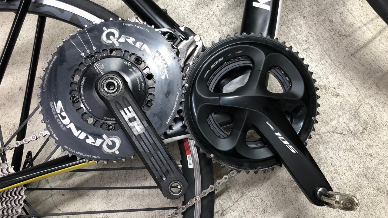 シマノの160㎜クランクってどうなの？ROTOR→105へ交換！② R7000 WISHBONE