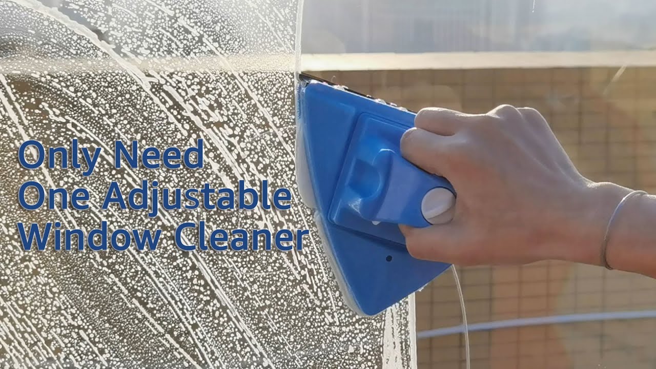 One Double Sided Magnetic Window Cleaner Perfectly Handle Different Thickness of Glass