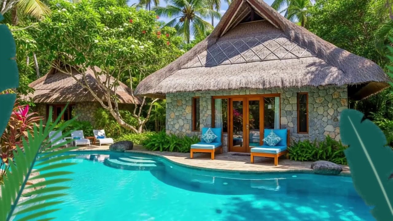 February Tropical Bossa Nova Oasis 🌴 Smooth Beach Jazz & Calm Sunny Day Vibes