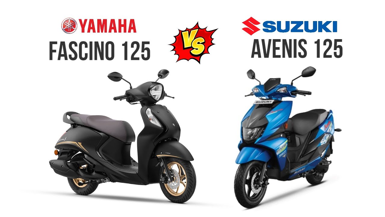 Avenis 125 VS Fascino 125 Hybrid | Comparison | Mileage | Top Speed | Price | Bike Informer
