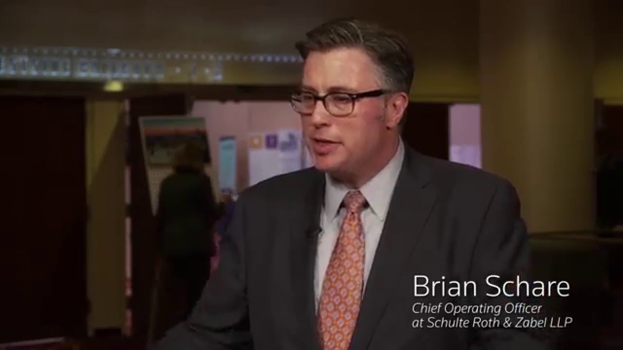 Brian Schare, Chief Operating Officer at Schulte Roth & Zabel LLP