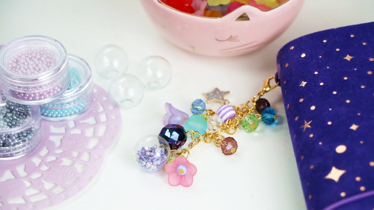 DIY Glass Globe Planner Charm with Beebeecraft
