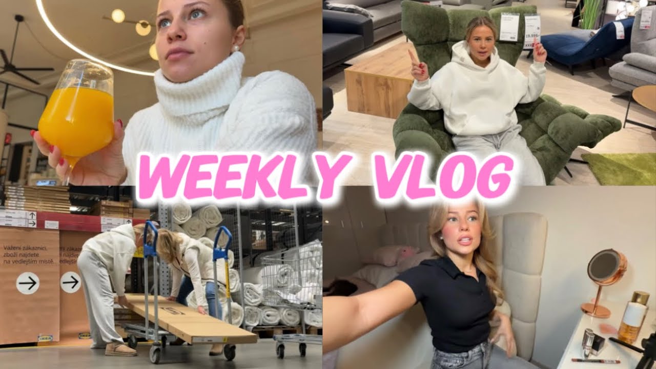 VLOG - předěláváme byt, beru mamku na 