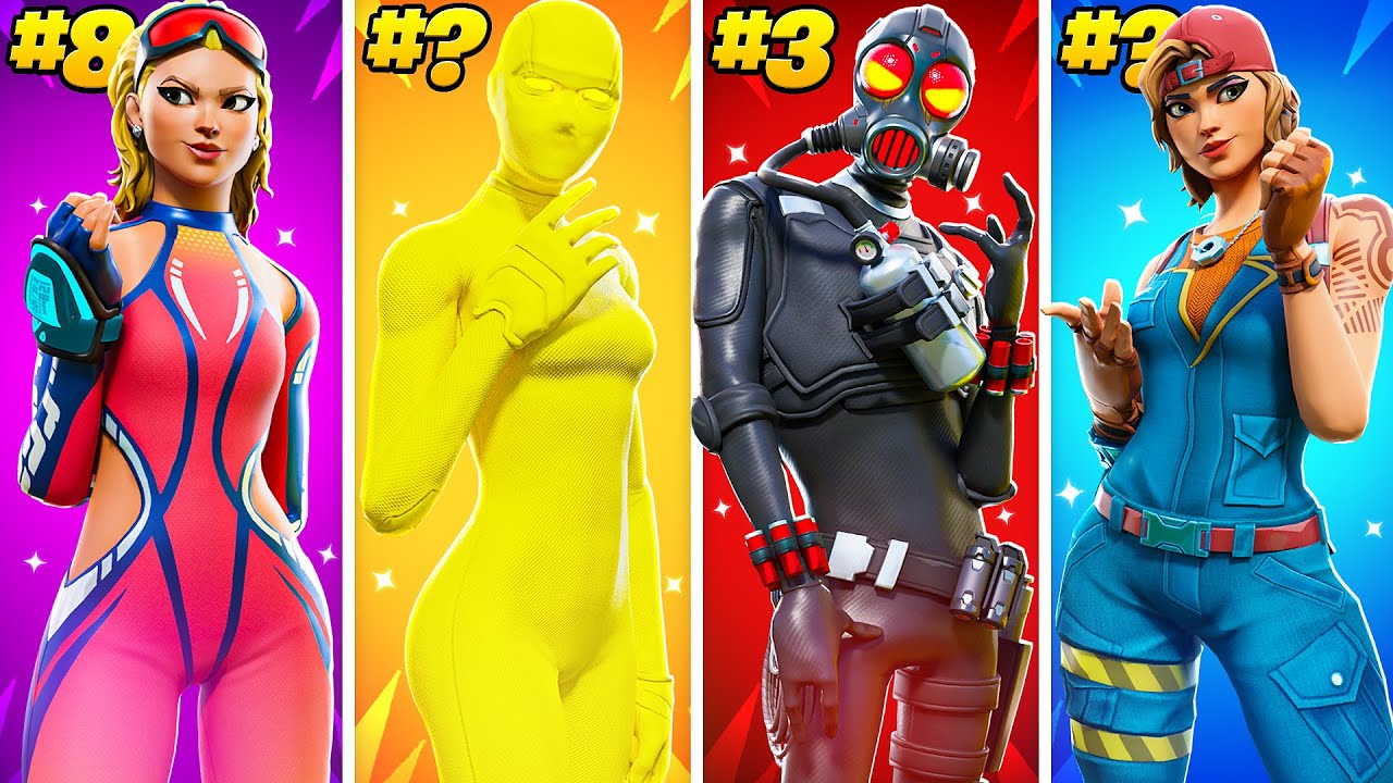 40 SWEATIEST Skins In Fortnite..