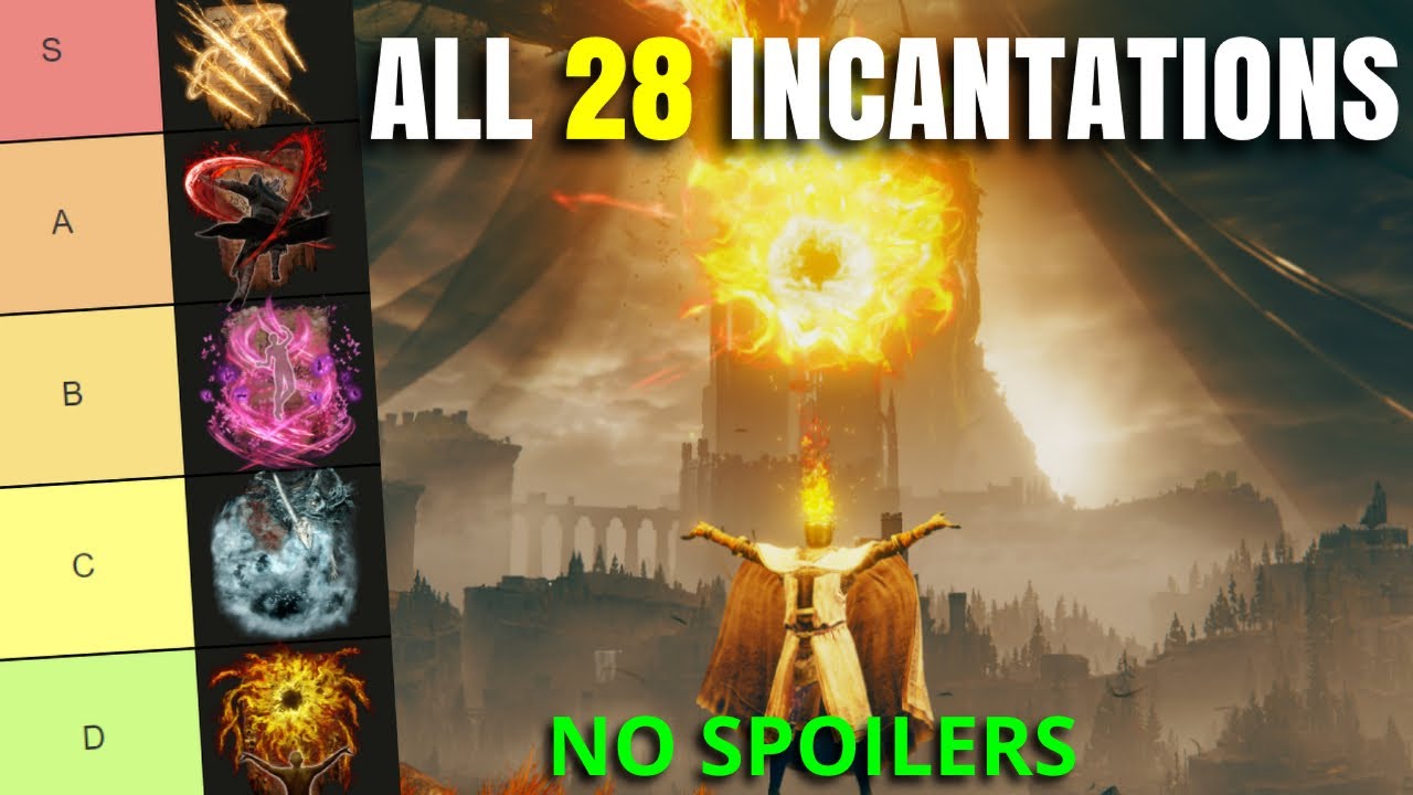 ALL 28 DLC Incantations Ranked! (NO SPOILERS) Elden Ring: Shadow of the Erdtree