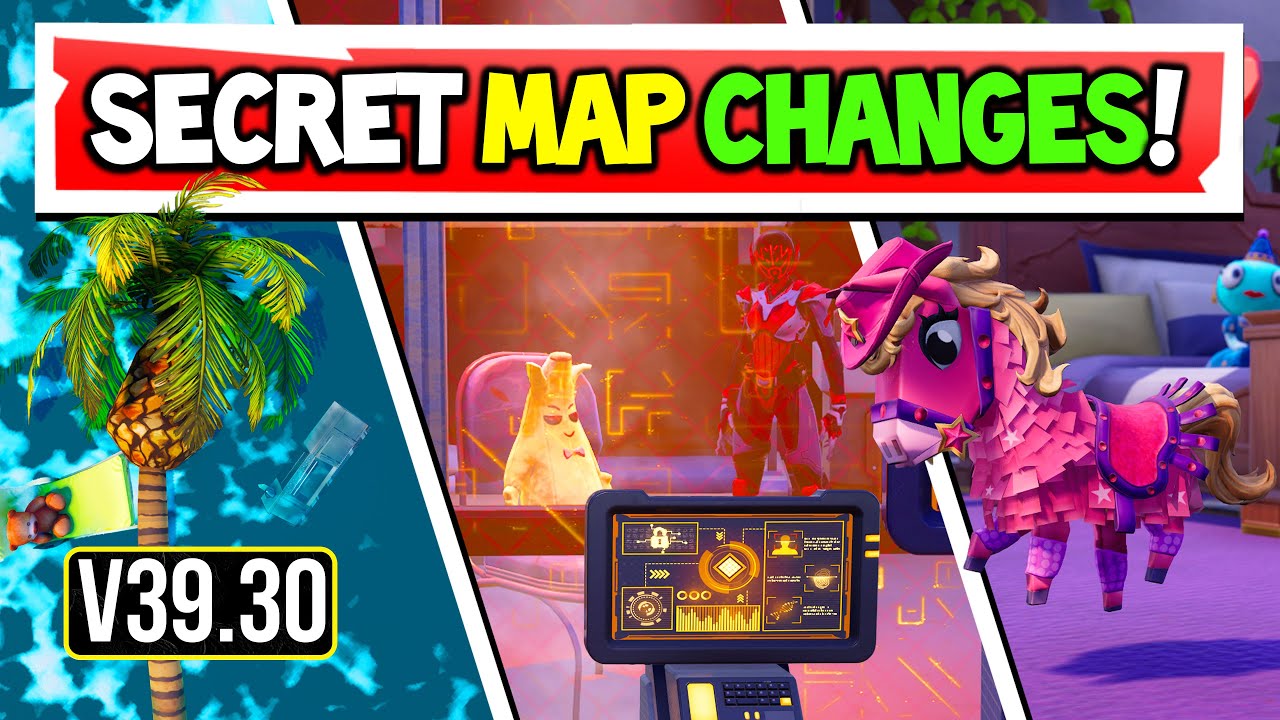 Every Fortnite NEW Map Changes & Easter Eggs in Fortnite Update! v39.30