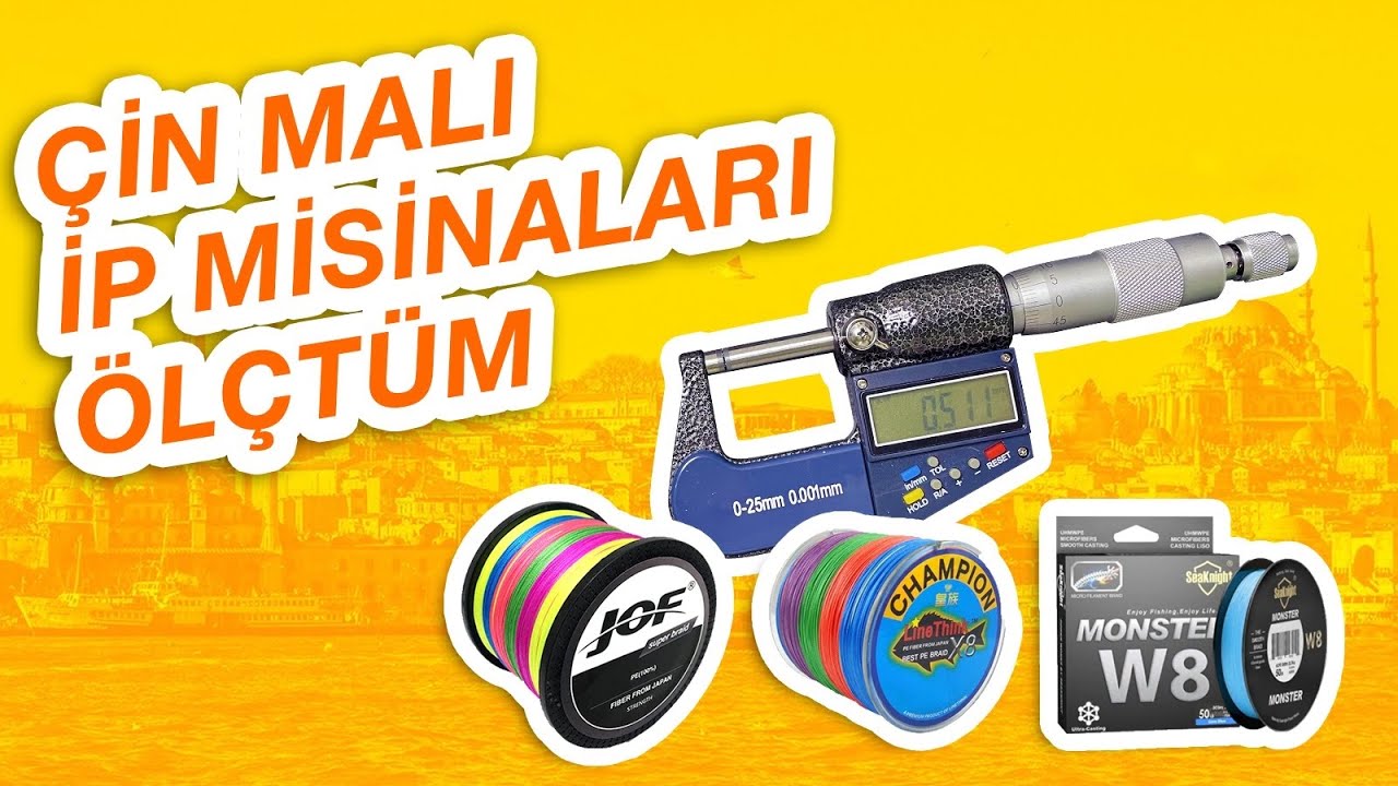 Mikrometre ile Aliexpress İp Misinaları ölçtüm. Yazan değerler ne kadar doğru ?