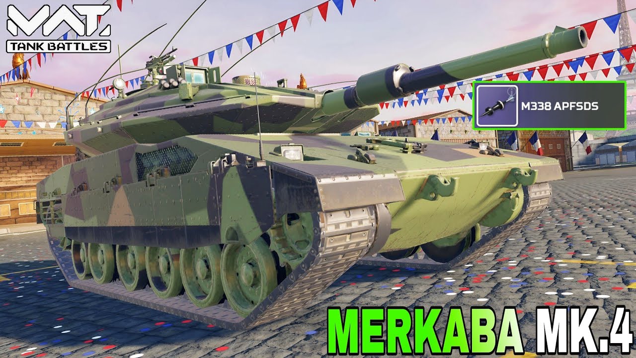 MERKAVA MK.4 Full Mk3 Max Gameplay 🔥 MWT :  TANK BATTLES