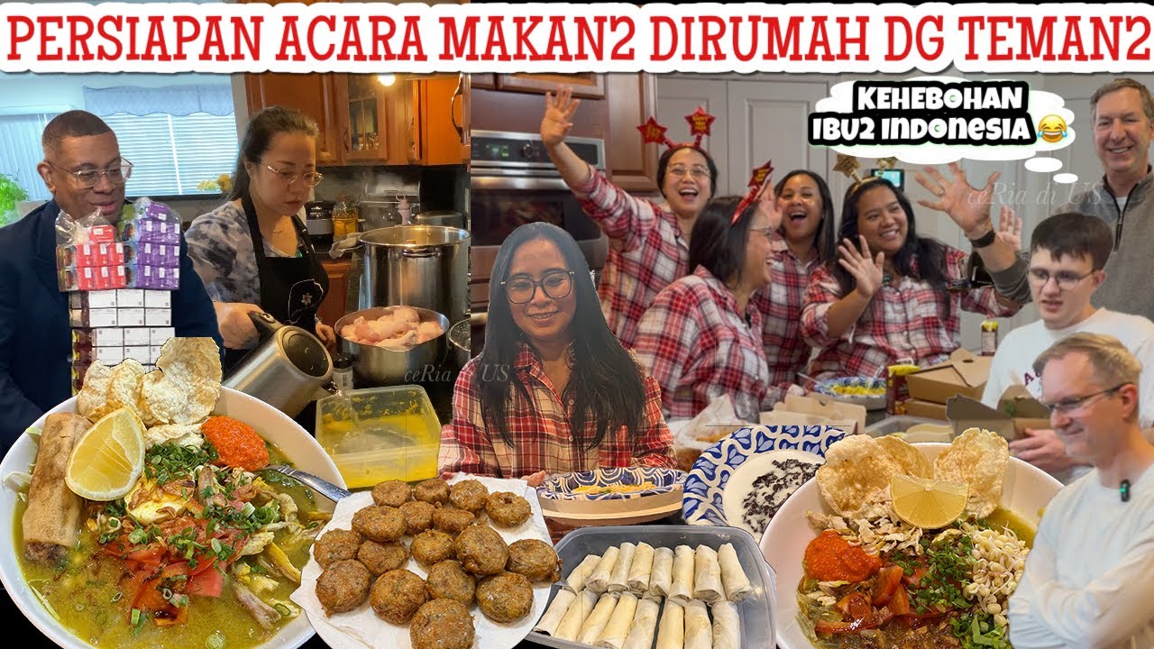 NGUMPUL BARENG TEMAN2 ACARA SYUKURAN TAHUNAN DI RUMAH| MASAK SOTO KOMPLIT DLL 💖 