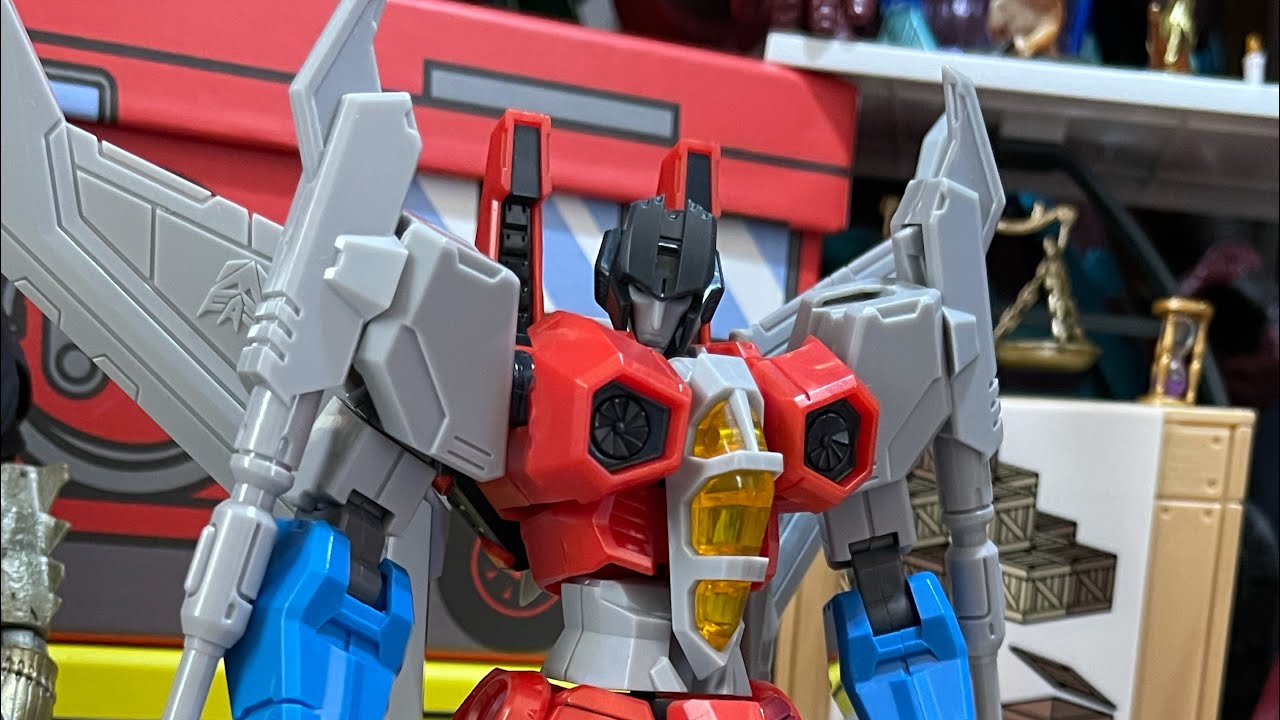 孩之宝 Flame Toys 风雷模型 变形金刚Starscream 红蜘蛛 星星叫 勇者系列版本？把玩介绍