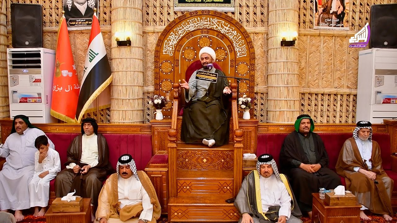 مجلس ولادة الامام الرضا ع - الشيخ عبد الامير المطوري في مضيف الامام الحسن ع