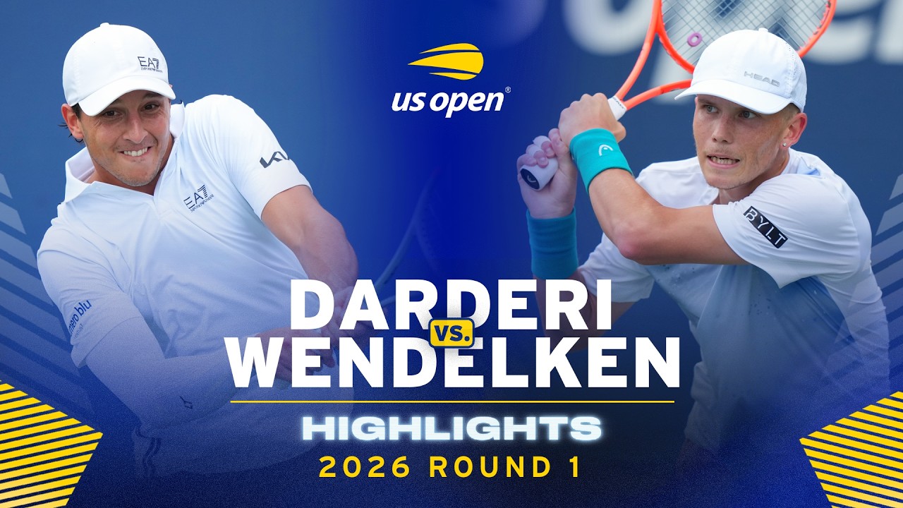 Luciano Darderi vs. Harry Wendelken Highlights | 2026 US Open Round 1