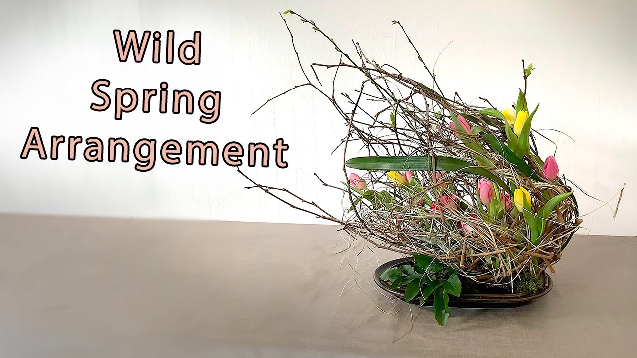 How To Make A Wild Spring Nest Of Flowers