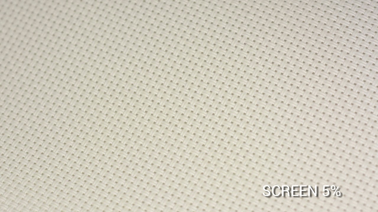 Qué es y cómo distinguir el grado de apertura de un tejido screen?