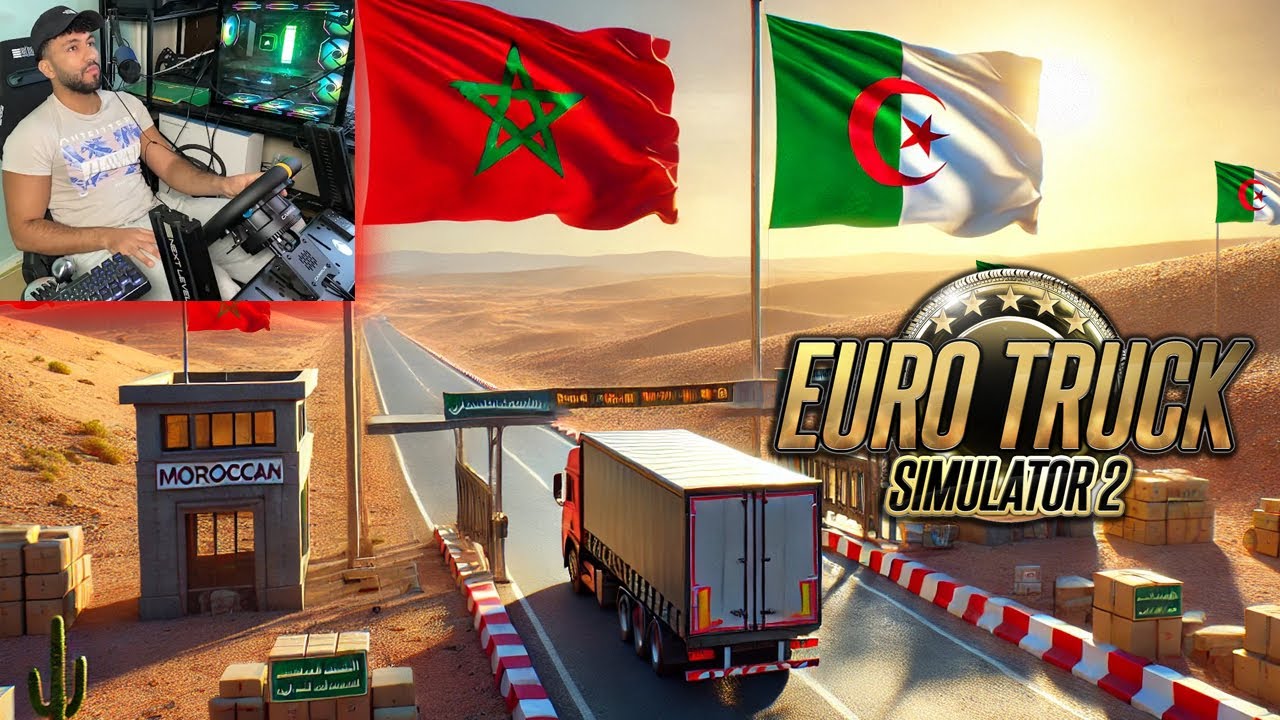 Morocco ➡️ Algeria on ETS2!