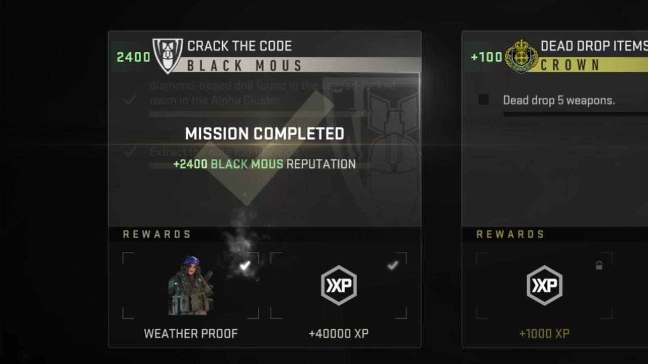 DMZ - ( Black Mouse ) Crack the Code in 2026 ... Solo ... Easy