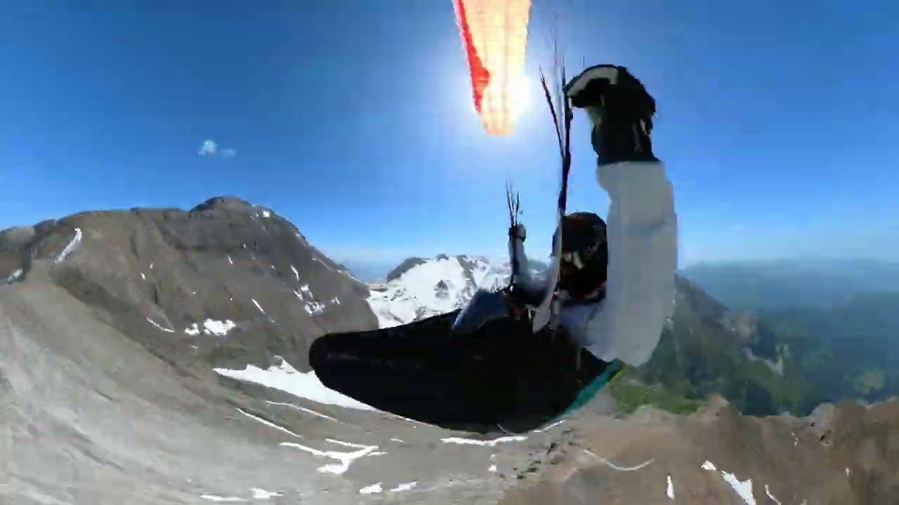 185km CrossCountry XC Paragliding Timelapse over the Swiss Alps