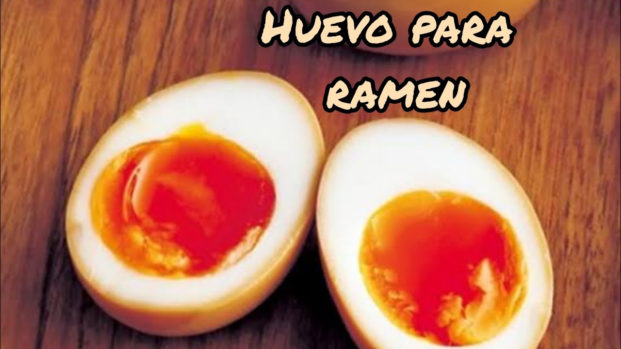 Cómo hacer huevo para ramen (ajitama)