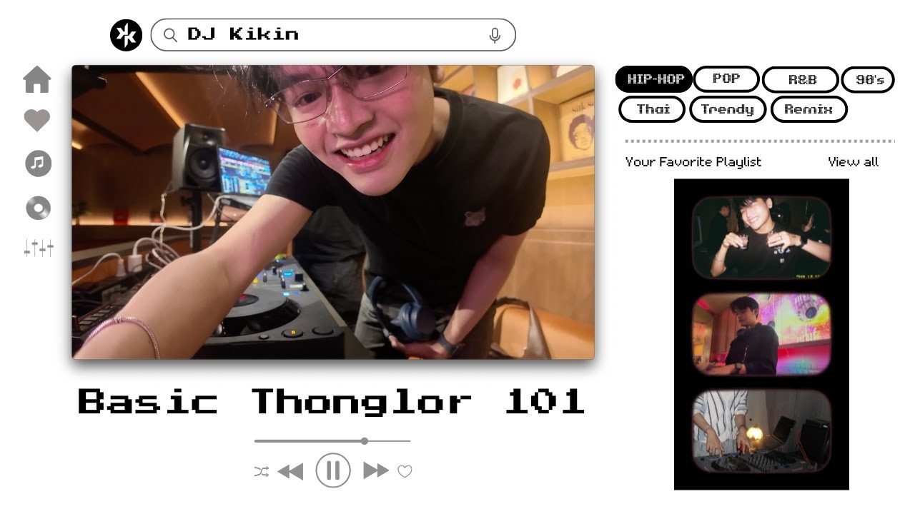 Basic Thonglor 101 playlist by DJ KIKIN | Open Format, Hip-Hop, 90's