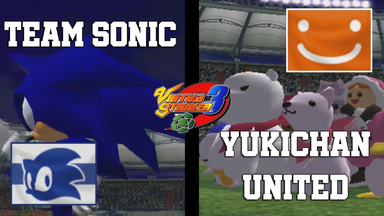 Virtua Striker Invitational Match Team Sonic Vs Yukichan United 2025 #virtuastriker3 #football #sega