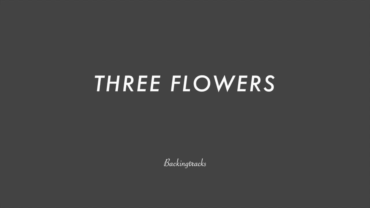 Three Flowers chord progression - Jazz Backing Track Play Along The Real Book