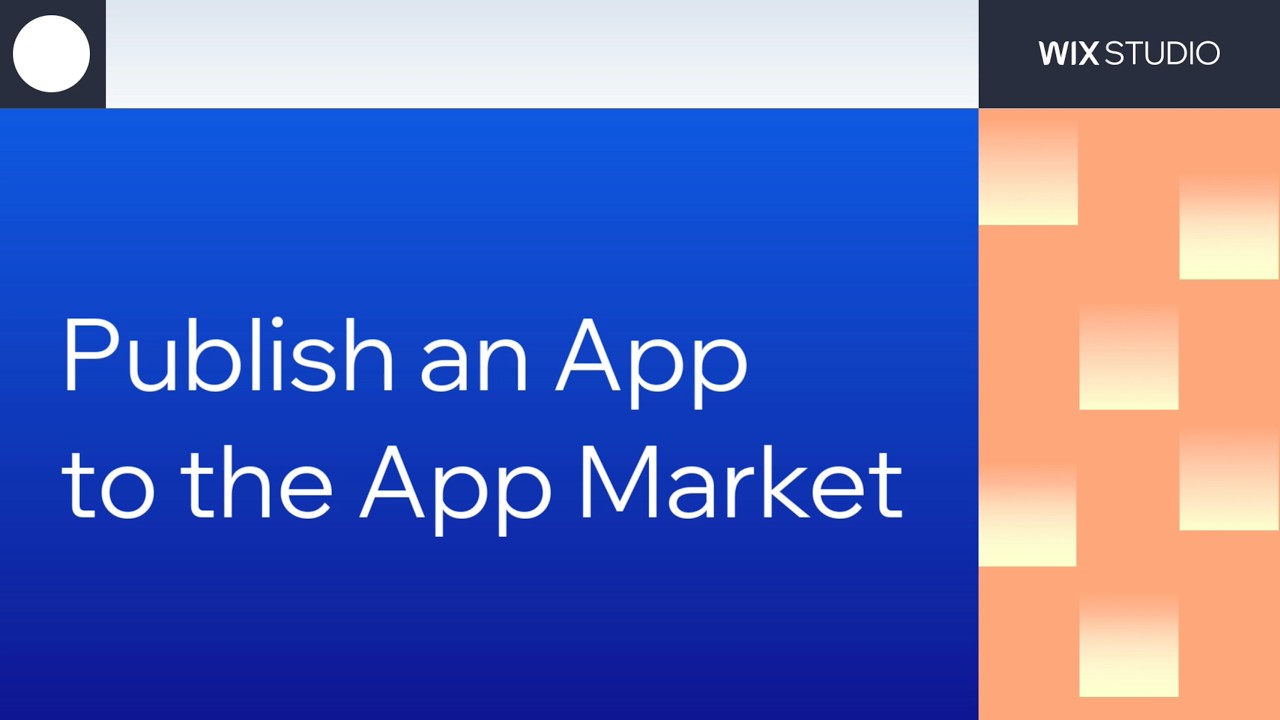 Как опубликовать приложение в Wix App Market