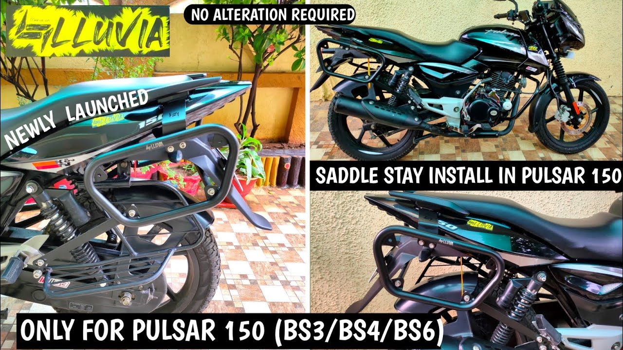 Saddle Stay Install In Pulsar 150 | LLUVIA INDUSTRIES | @AMARKVLOGS
