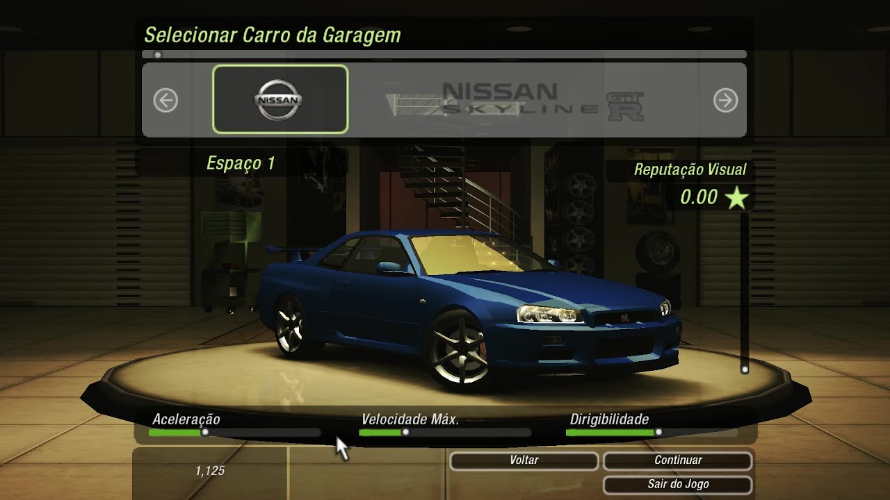 NFS U2 meu retorno a bayview com dublagem e com o skyline full unique performance partes.