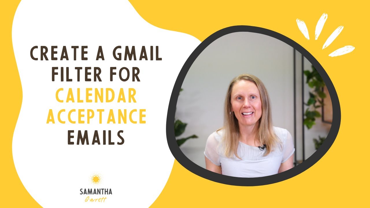 How to filter ONLY calendar acceptance emails out of your Gmail inbox