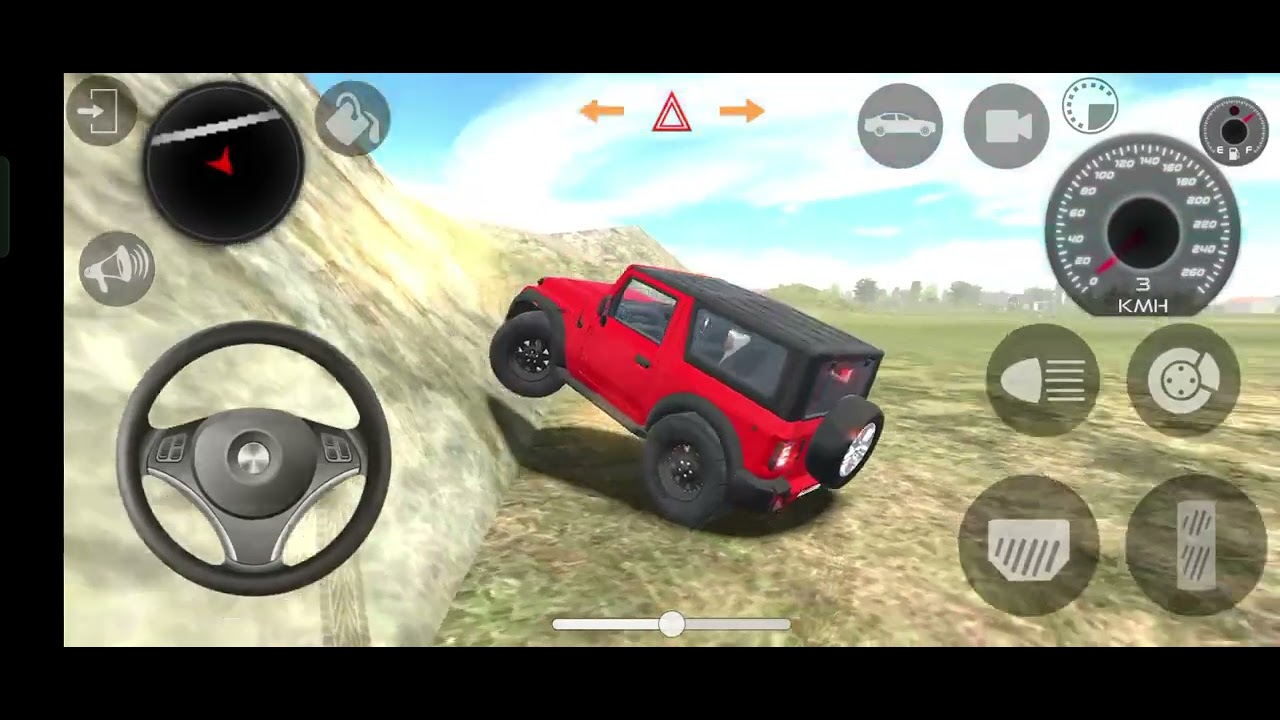 🚘car game 3D 2024 😈 Indian car driving gaming car 😎 song Hindi 💥car simulator Thar Scorpio Bolero 💥