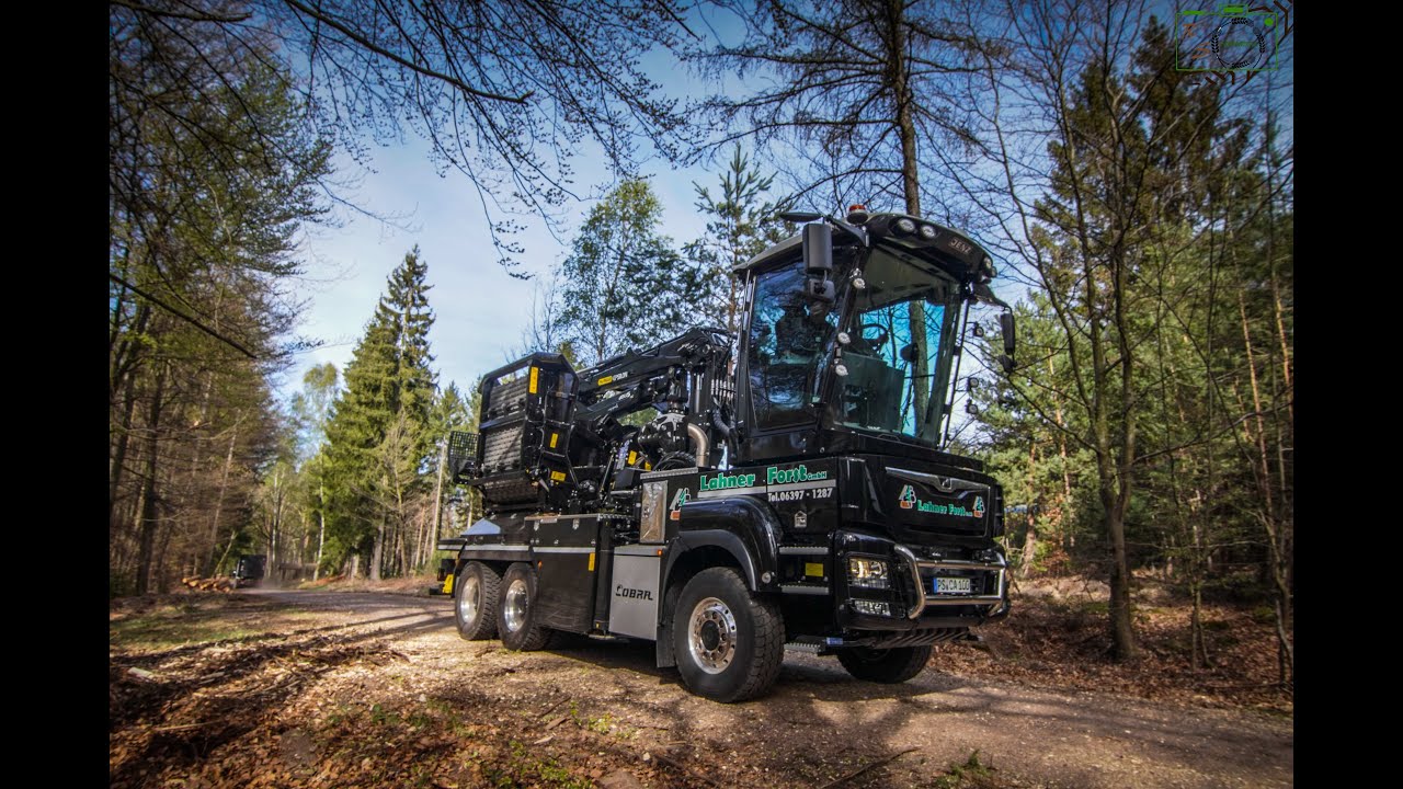 Brand NEW Jenz Cobra HEM 593/ K&auml;ferfichten/ Scania LKW/Ersteinsatz/ Lahner Forst