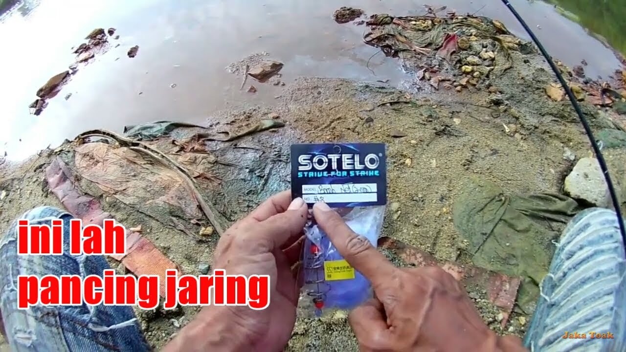 pancing jaring/spring bomb net ukuran 8 dan 10,, lihat hasilnya.!!