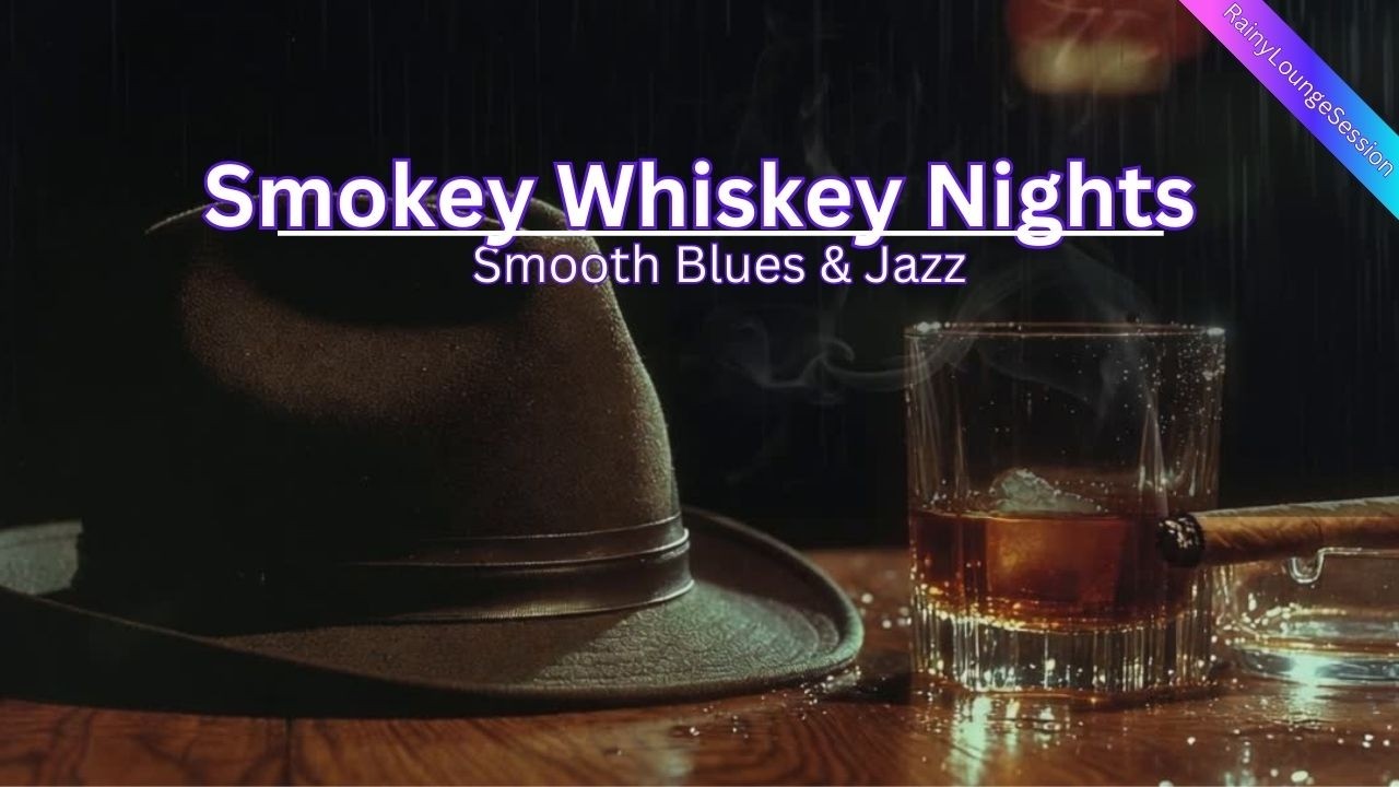 Late Night Smoky Blues Jazz 🌧️ Smooth Whiskey Vibes