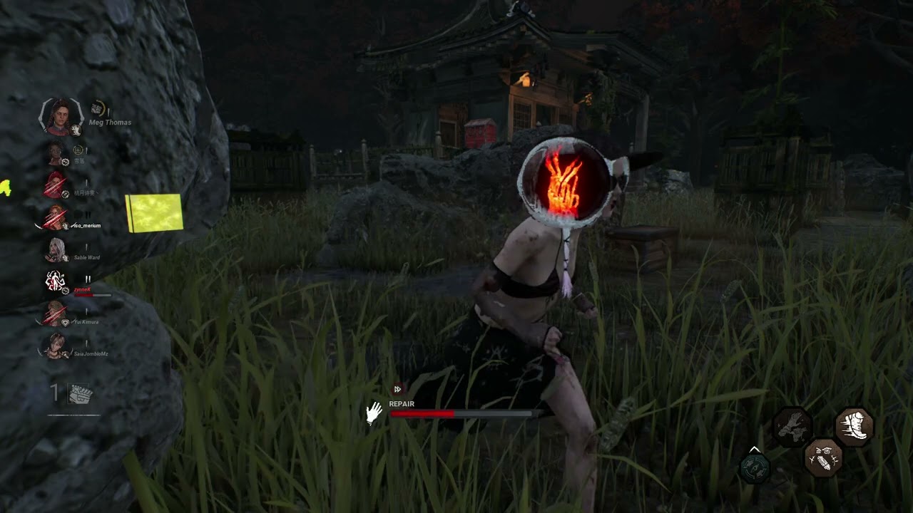 Dead by Daylight 2v8 Event   Meg Thomas vs The Oni & Spirit