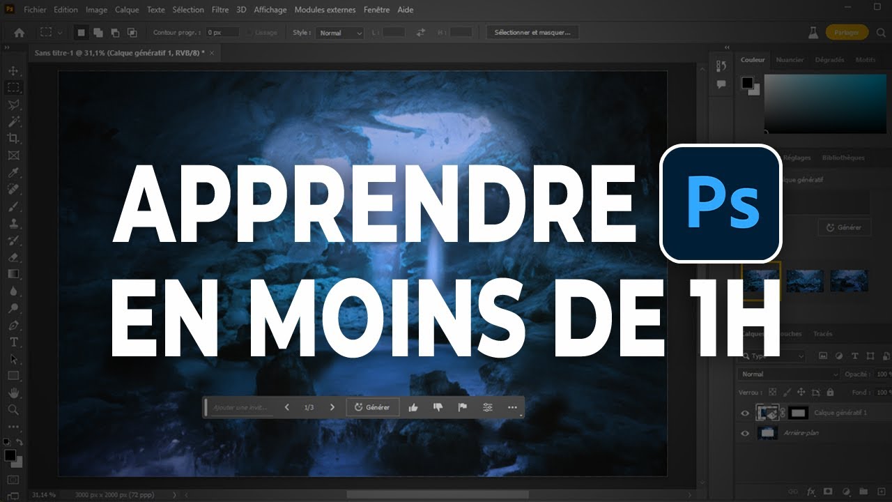 Apprendre Photoshop en moins de 1h