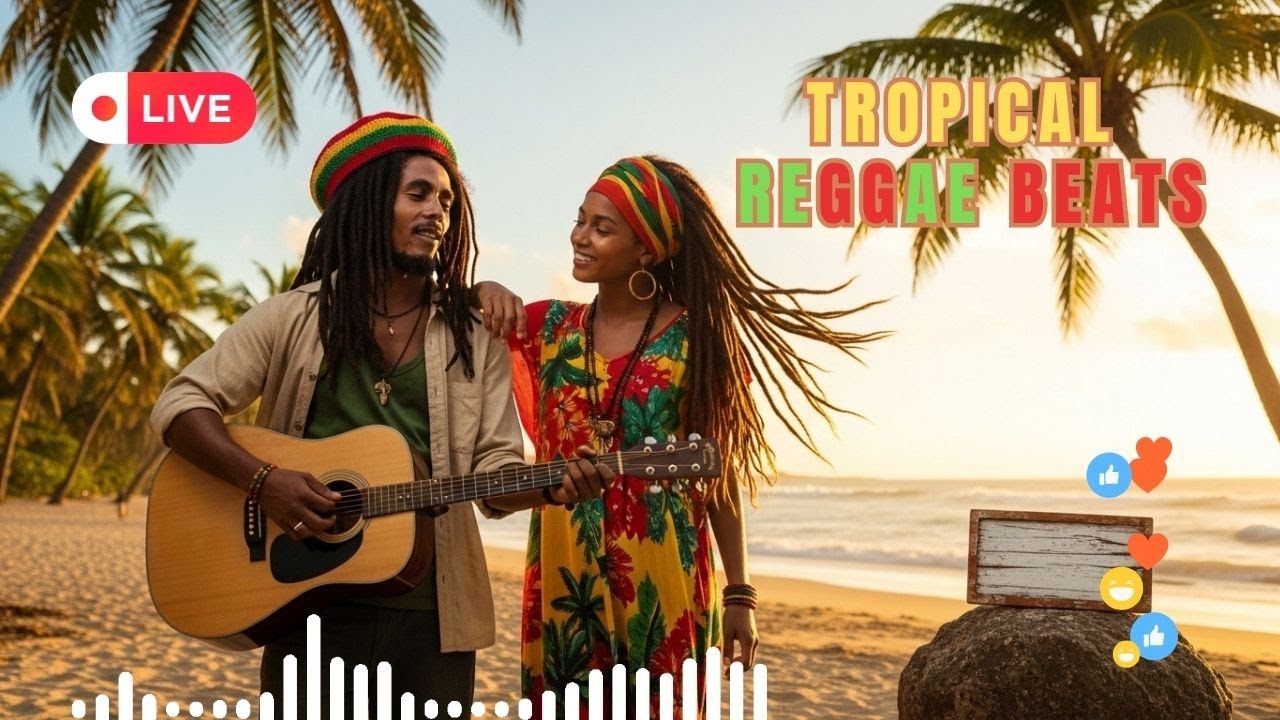 Reggae Relaxante Ao Vivo – Som Leve e Tranquilo