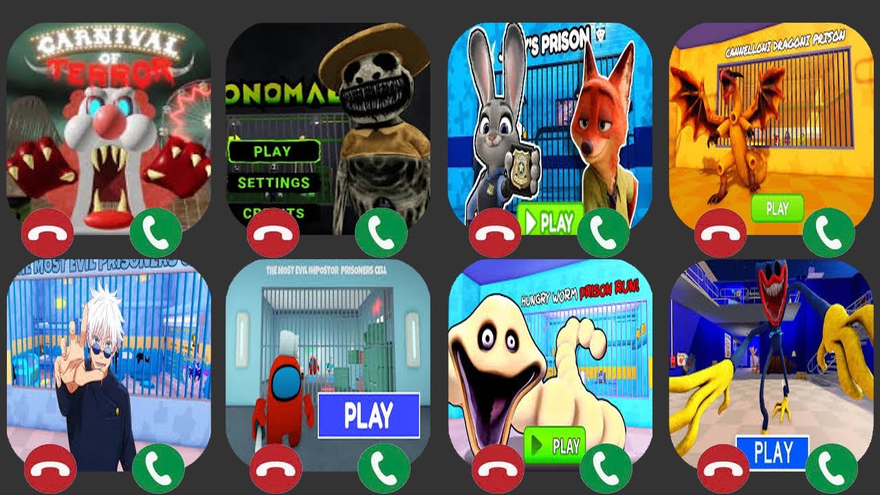 Roblox Petapeta,escape the carnival of terror,ZOONOMALY BARRY'S PRISON RUN!,JUDY'S PRISON RUN,