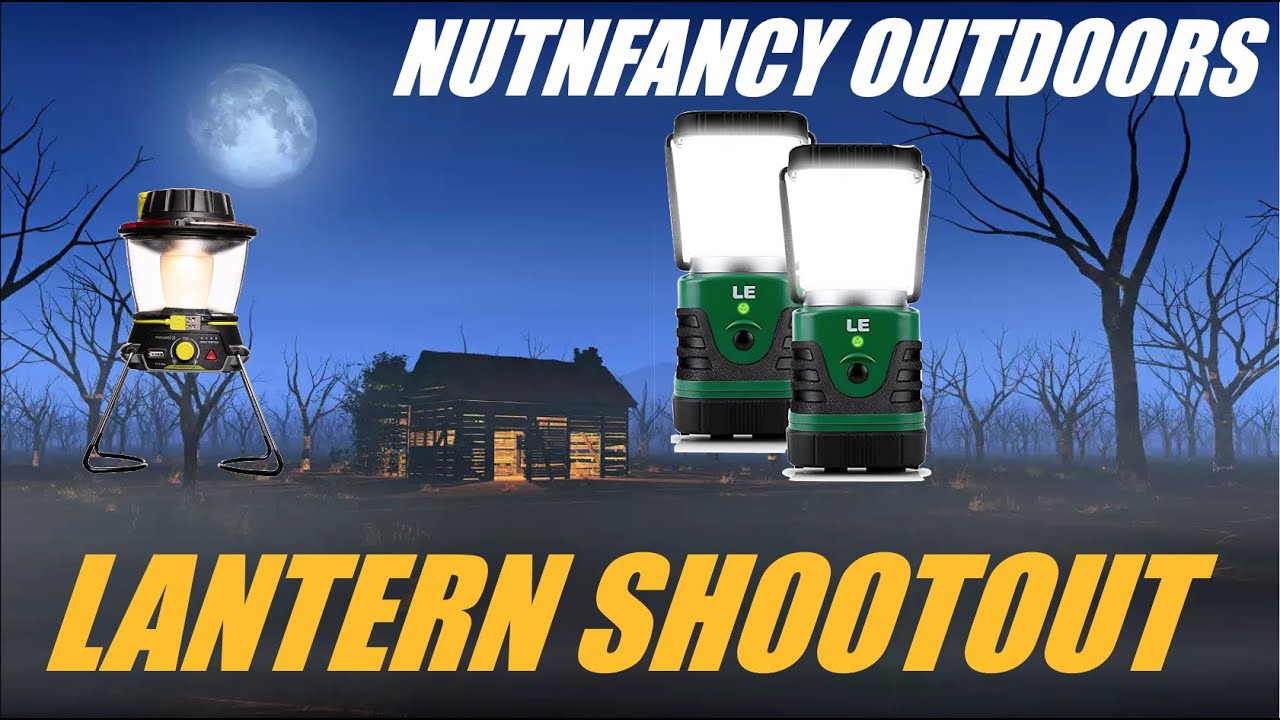LED Lantern Shootout at Haunted Cabin!