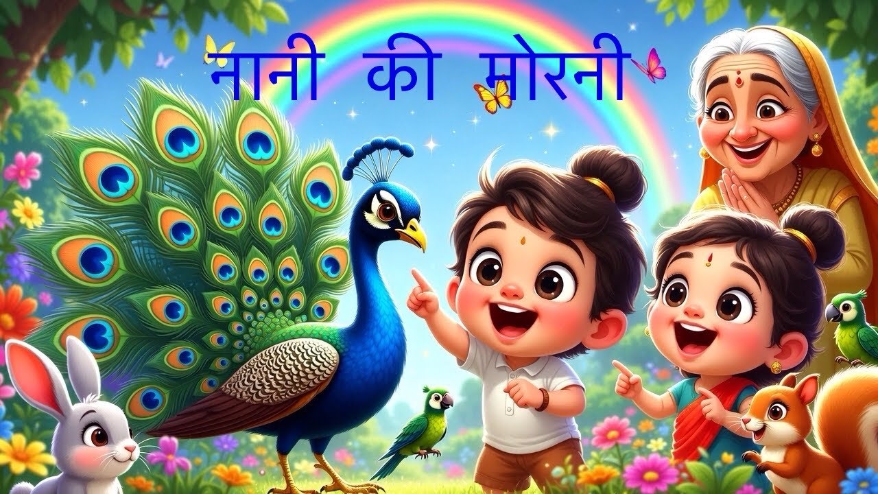 Nani  Ki  Morni  |  नानी  की  मोरनी  |  mor  Le  Gaya  Morni  ko  |  @Hope  Tales  Rhymes  &  Hindi