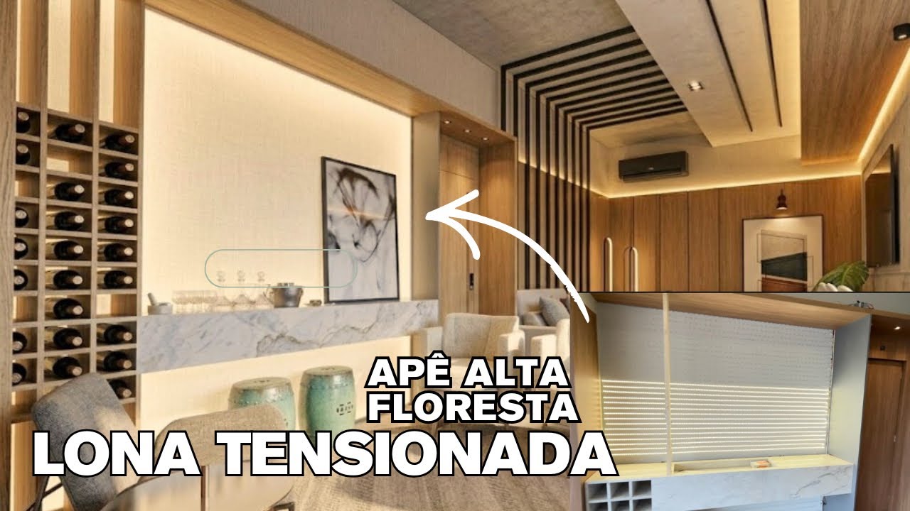 APARTAMENTO 140m2 COM ILUMINAÇÃO LINDA-  Lona Tensionada e muito mais
