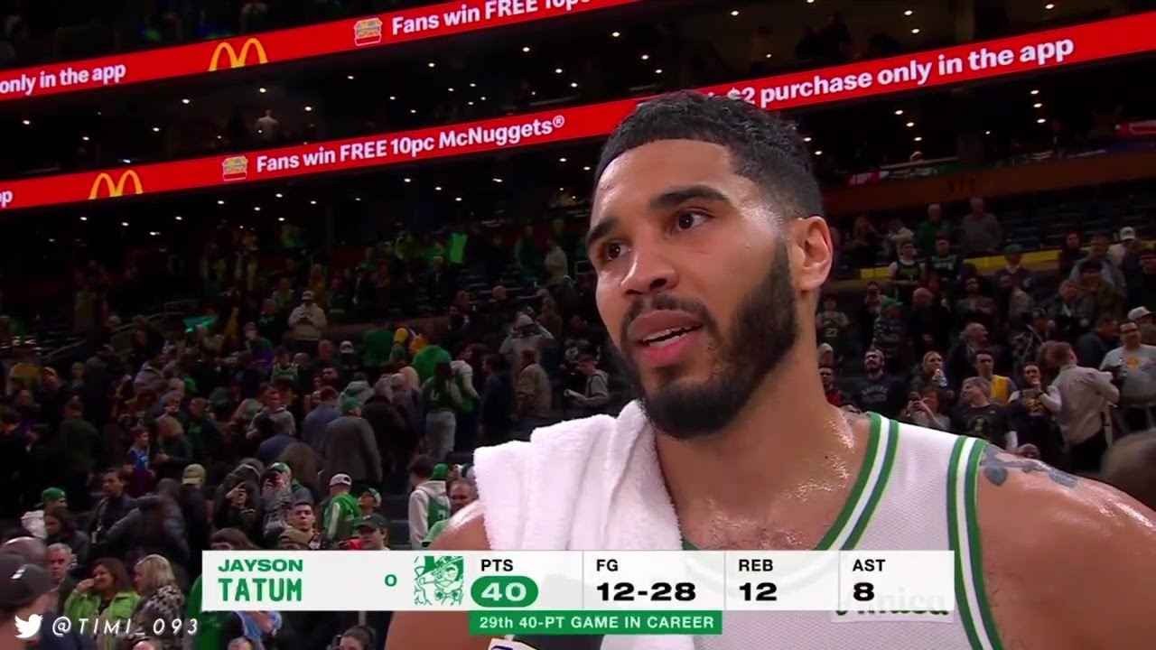 Jayson Tatum Highlights vs Los Angeles Lakers (40 pts, 12 reb, 8 ast) | 2024-25 NBA Season