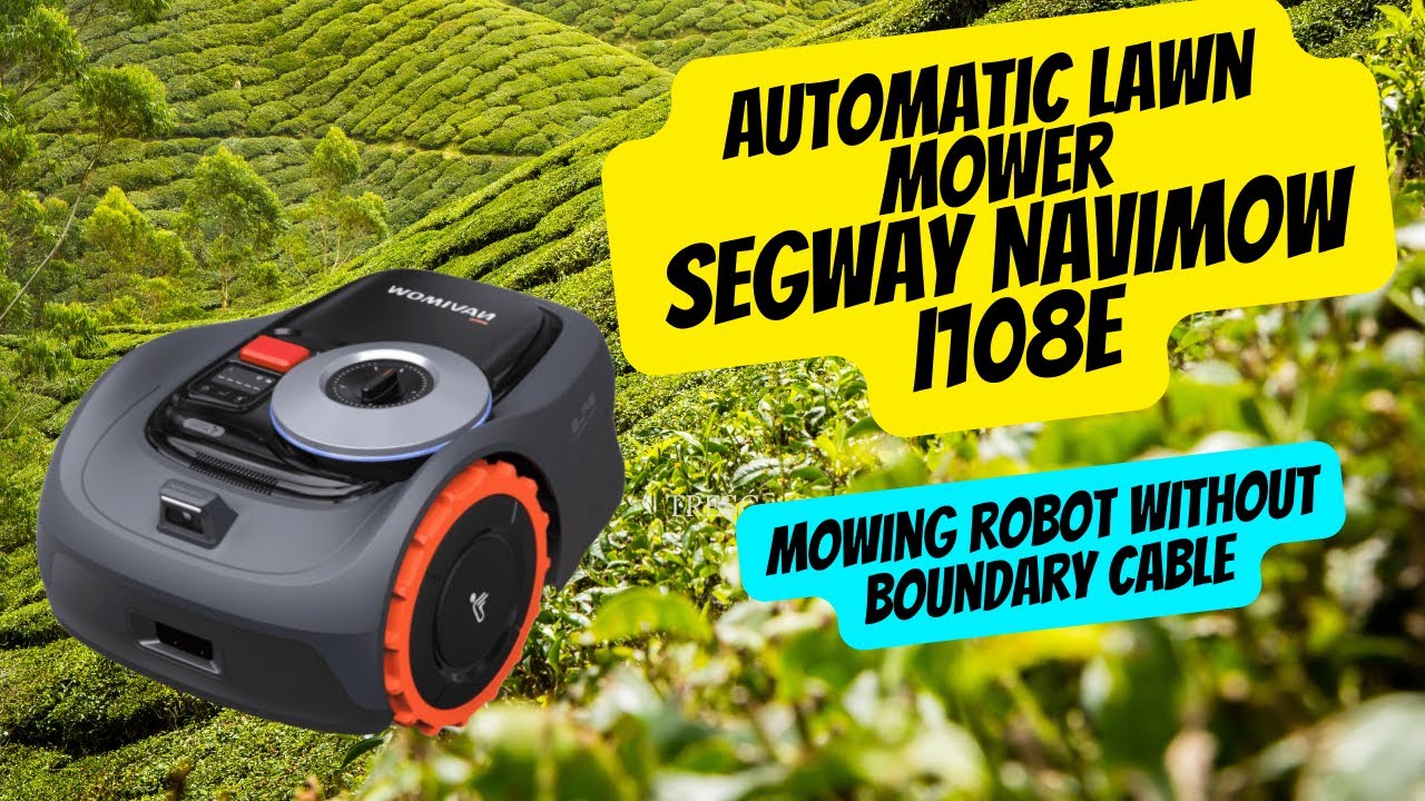 Automatic lawn mower SEGWAY NAVIMOW i108e - mowing robot without boundary cable