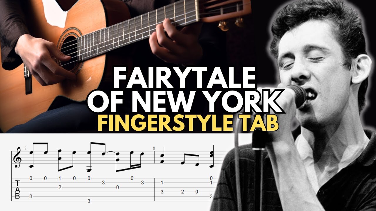 Fairytale Of New York Fingerstyle Tab - The Pogues and Kirsty MacColl